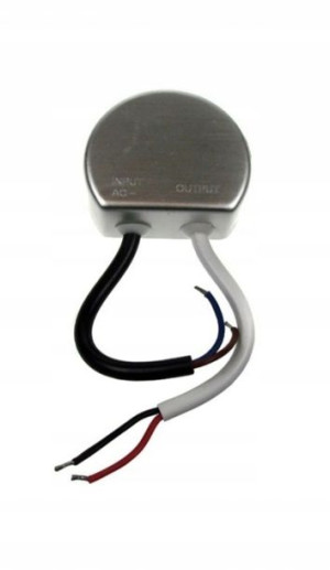 Zasilacz Wodoodporny IP6715W 1,25A 12V DC PUSZKOWY