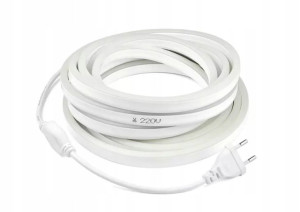 Taśma Neon Led 230v Biały Zimny Jednostronny 8w