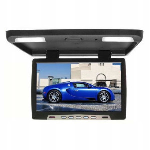 Monitor podsufitowy 17'' USB SD AV IR FM 24V