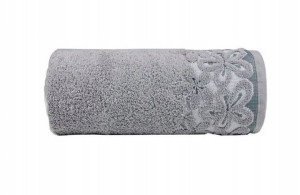 Ręcznik Kąpielowy Greno Bella Rozm 50x90cm Popiel