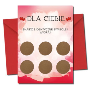 Prezent Zdrapka Kupon Dla Chłopaka Męża Walentynki