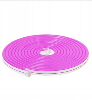 Taśma Led Neon Flex 12v 6x12mm 11w Różowy