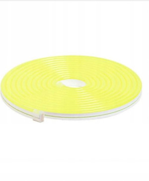 Taśma Led Neon Flex 12v 6x12mm 11w Żółty
