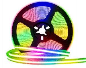 TAŚMA LED RGB COB 12V 5mb bezpunktowa