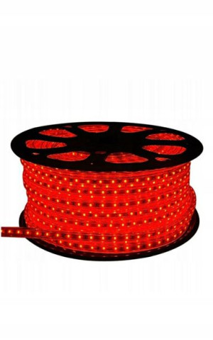 Taśma Led 230v Czerwona Ip68 1mb