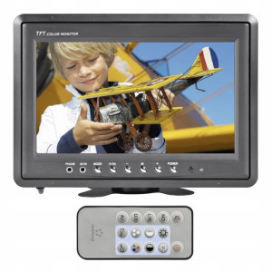 Monitor samochodowy 9'' 12V AV odbicie lustrzane