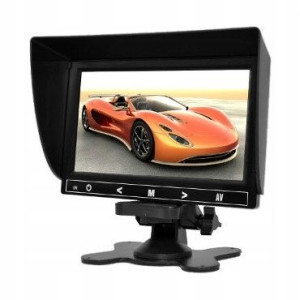 Monitor samochodowy 7'' do 2 kamer 4PIN 12V