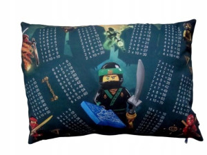 Poduszka Tabliczka Mnożenia - Ninjago Ninja