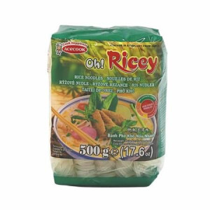 MAKARON RYŻOWY 4mm 500G Acecook