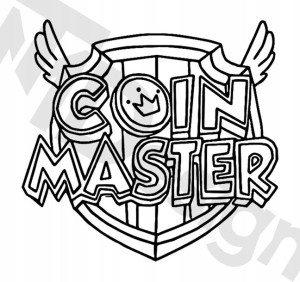 Coin Master - Naklejka Wlepa