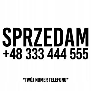 Sprzedam - Twój Numer Telefonu