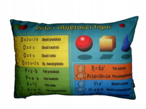Poduszka Edukacyjna Pola Objetości Figur Geometria
