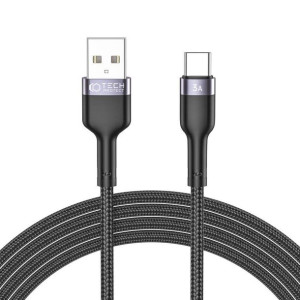 Kabel 3A 2m USB - USB-C Tech-Protect Ultraboost czarny