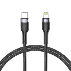 Kabel 3A PD30W 1m USB-C - Lightning Tech-Protect Ultraboost czarny