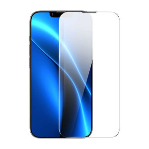 Szkło hartowane z powłoką przeciwpyłową 0.3mm Baseus Crystal do iPhone 14/1