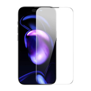 Szkło hartowane z powłoką przeciwpyłową 0.3mm Baseus Crystal do iPhone 14 P