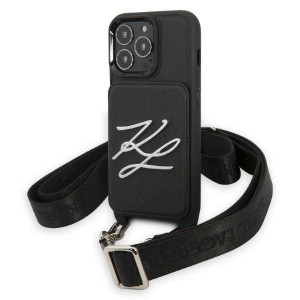 Oryginalne Etui IPHONE 13 PRO Karl Lagerfeld Hardcase Saffiano Autograph cz