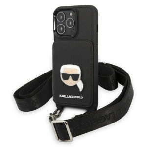 Oryginalne Etui IPHONE 13 PRO MAX Karl Lagerfeld Hardcase Saffiano Metal Ka