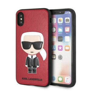 Oryginalne Etui IPHONE X / XS Karl Lagerfeld Hardcase Ikonic Karl Fullbody