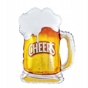 Balon foliowy kufel piwa Cheers 58cm x 73 cm
