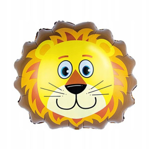 Balon foliowy lew 31cm x 28 cm