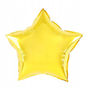 Balon foliowy gwiazda złota 45 cm