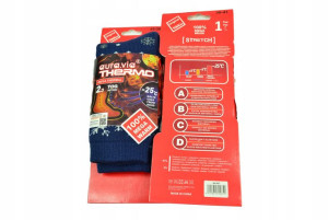 Skarpety Termiczne Mega Thermo Zima 35-38 Granat