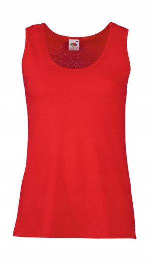 Bezrękawnik damski Fruit of the Loom Red S