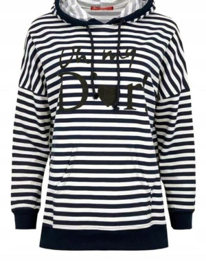 Bluza Damska Z Printem I Kapturem R.m ,,oh My...''