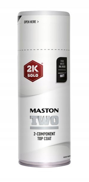 MASTON Lakier 2K połysk super twardy - biały 9010