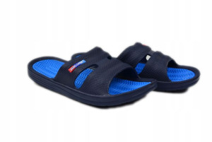 Lekkie Klapki Basenowe Plażowe Granat/niebieski 44