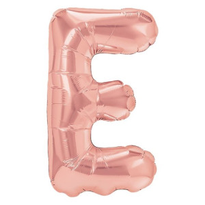 Balon Foliowy litera E Rose Gold 40 cm