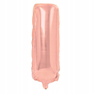 Balon Foliowy litera I Rose Gold 40 cm