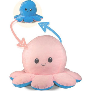 Ośmiornica Dwustronna Zabawka Maskotka Pluszowa 30Cm