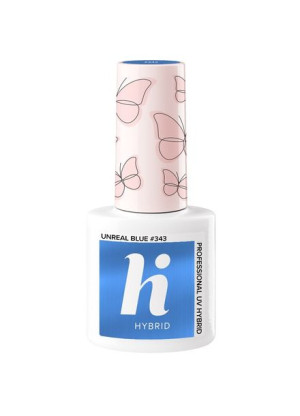 Hi Hybrid Lakier Hybrydowy Butterfly #343 Unreal Blue  5Ml