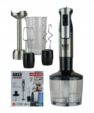 Blender Ręczny Wielofunkcyjny 1200w Markowy Zestaw