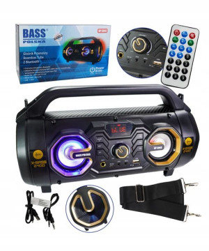 Bass Pl Głośnik Przenośny Boombox Tuba Z Bluetooth