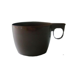 Kubek na kawę 160ml filiżanka brąz PP 50szt