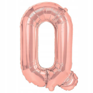Balon Foliowy litera Q Rose Gold 40 cm