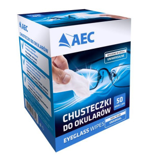 Chusteczki do okularów AEC 50szt