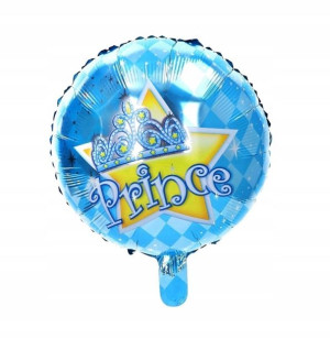 BALON foliowy PRINCE urodziny BABY SHOWER 45 cm