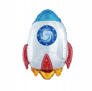 Balon foliowy Rakieta 56 x 75 cm