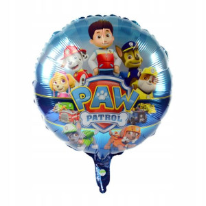Balon foliowy Psi Patrol niebieski 45 cm