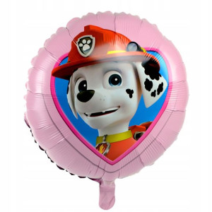 Balon foliowy Psi Patrol Marshall 45 cm okrągły