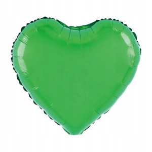Balon foliowy serce Zielony 45 cm