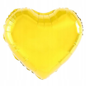 Balon foliowy serce złote 45 cm
