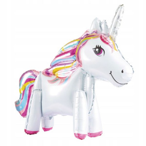 Balon foliowy stojący jednorożec 60x 68 cm Unicorn