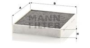Filtr kabinowy MANN-FILTER CUK26010