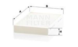 Filtr kabinowy MANN-FILTER CU22016