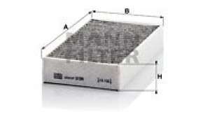 Filtr kabinowy MANN-FILTER CUK2646-2 CUK26462